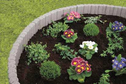 Paliszád-szegélykövek hozzá tartozó 2-es elemmel 15 cm vagy 25 cm-es magasságú kapható A
