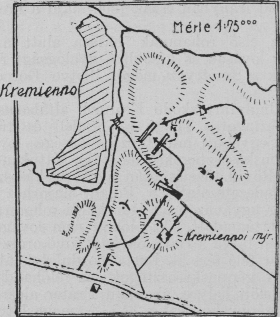 Bár a század az első összecsapástól veszít lendületéből és azt a rövid távolság miatt nem is tudja újra visszanyerni: mégis harcba száll.