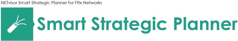 Smart Strategic Planner FTTx stratégiai hálózat tervező Térinformatikai alapú eszköz távközlési szolgáltatók számára.
