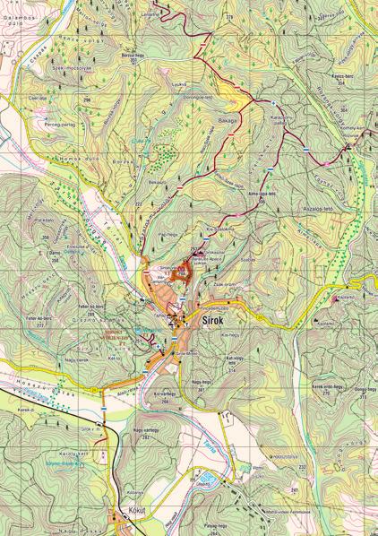 1. nap SIROK Útvonal: Sirok buszmegálló Vár-Camping Siroki Vár Napi útvonalhossz: 1,7 km Napi
