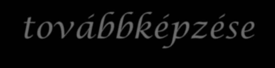 továbbképzése