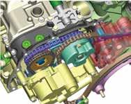 ÁLLÍTHATÓ SZELEPVEZÉRLÉS A SUZUKI FEJLETT TECHNOLÓGIÁJA A LEGNAGYOBB TELJE- SÍTMÉNYŰ ÁLLÍTHATÓ SZELEPVEZÉRLÉST (VVT) NYÚJTJA A 4 literes, V6-os hajómotor robbanékony működésre tervezett