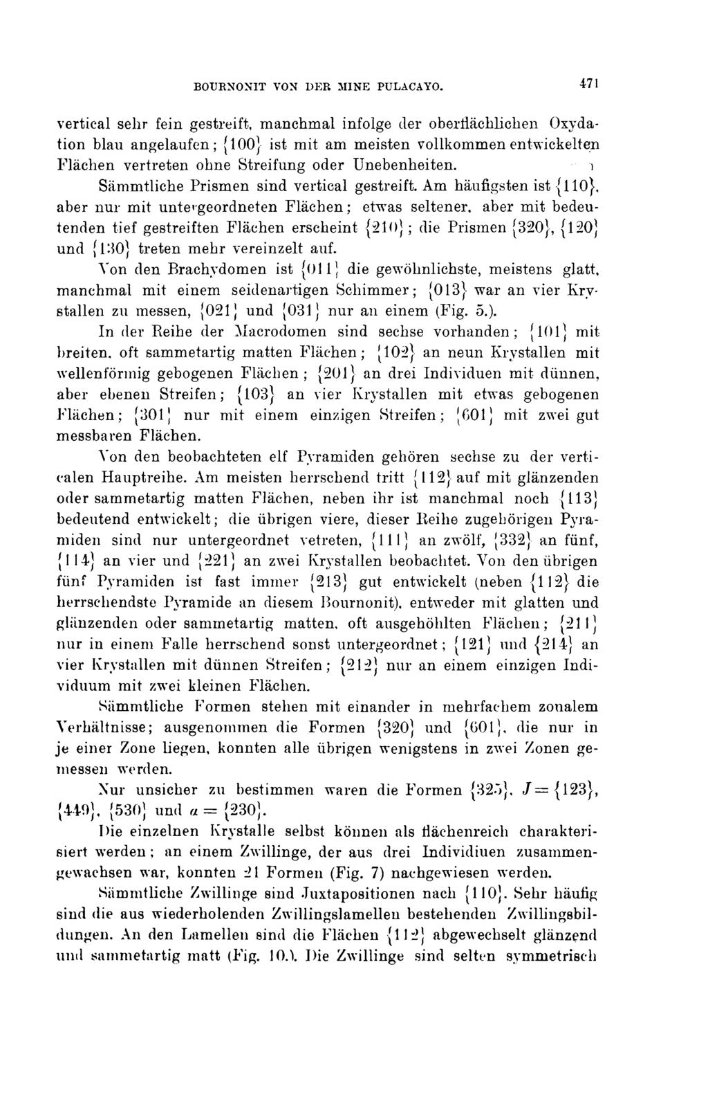 BOURNONIT VON DER MINE PULACAYO.