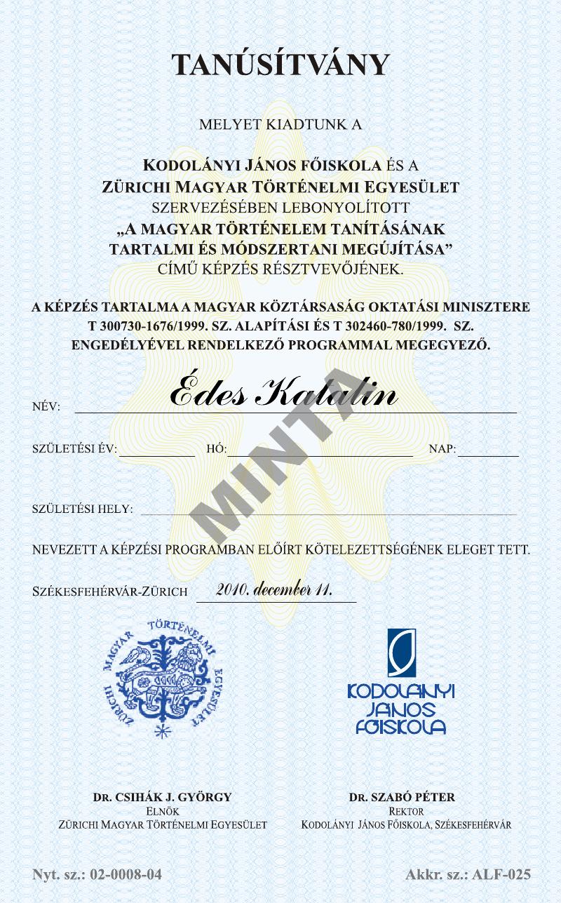 száma, öt helyszínen.