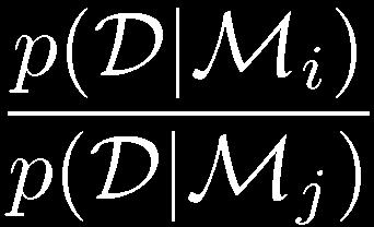 Bayes modell összehasonlítás Hogyan választhatjuk a megfelelő modellt?