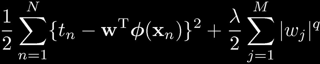 Regularizált Least Squares Egyéb szokásos