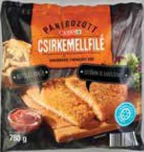 PANÍROZOTT CSIRKEMELLFILÉ