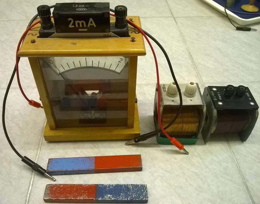 14. Elektromágneses indukció Feladat: Légmagos tekercs és mágnesek segítségével tanulmányozza az elektromágneses indukció jelenségét!