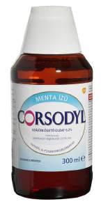 Szájápolás Sebkezelés -25% Corsodyl alkoholmentes szájöblögető oldat, 300 ml A Corsodyl alkoholmentes szájöblögető oldat segít megelőzni a fogkőképződést és enyhíti a fogínyproblémákat.