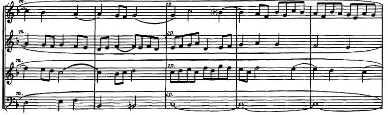 Bortnyanszkij kóruskoncertjei 30. kottapélda Bortnyanszkij: 17. koncert Коль возлюбленна Сеения Твоя, Господи 32 Seregeknek Ura! Boldog ember az, a ki bízik benned.