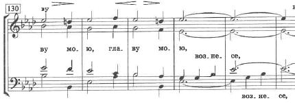 Vedel kóruskoncertjei 44. kottapélda: Vedel: 8. koncert (118-132.
