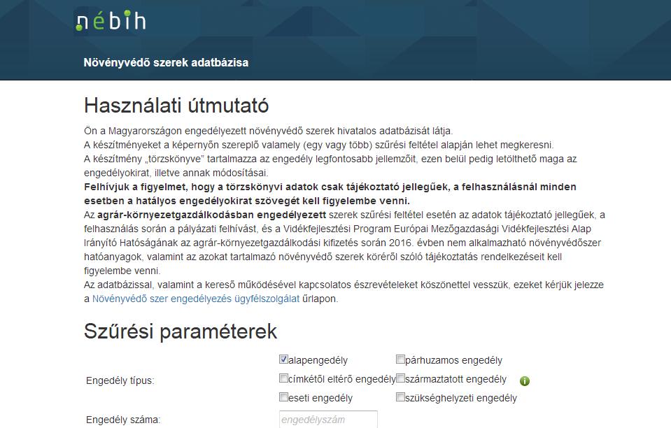 https://novenyvedoszer.nebih.
