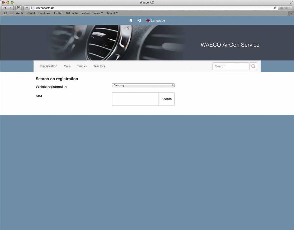 ONLINE KATALÓGUS WAECOPARTS.COM Ne keresgéljen, találja meg egyszerűen! A WAECO AirCon alkatrészek internetes katalógusa ugyanolyan gyorsan és egyszerűen használható, mint a TecDoc keresőprogram.