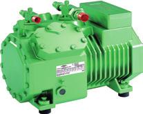 BITZER félhermetikus kompresszorok Kond. Hűtőteljesítmény [W] / Elpárolgási [ C] C 5 0-5 -10-15 -20-25 -30-35 -40 R404A/R507A 2KES-05Y 50 2810 2320 1890 1520 1190 910 670 460 285 140 111.09.