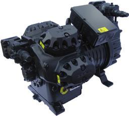 DORIN félhermetikus kompresszorok R404A Sorozat H6 H7 Kond. Szállító telj. [ C] m³/h +5 0-5 -10-15 -20-25 -30-35 -40 H3000CS 45 113,74 70140 57720 46960 37710 29800 23030 17250 10420 111.21.