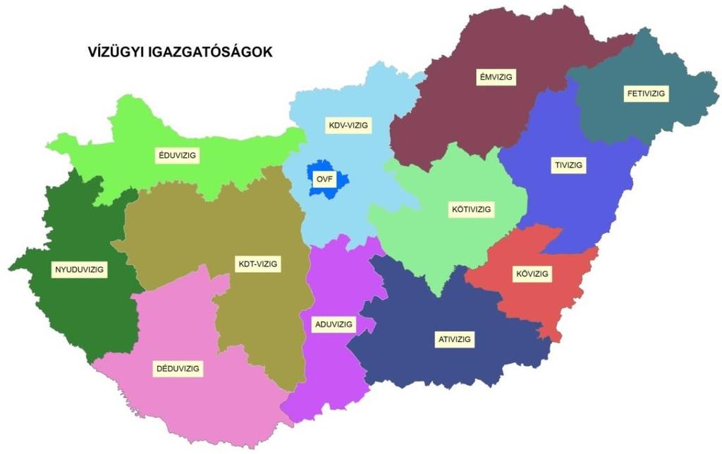 TIVIZIG működési terület