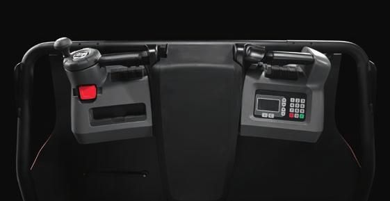 Energia-visszatápláló elektronikus fékrendszer (motor) Emelhető kezelőállás Nagy teljesítményű típusok Nagy kapacitású akkumulátorral szerelt típusok Villarács Figyelmeztető lámpa Indukciós vagy