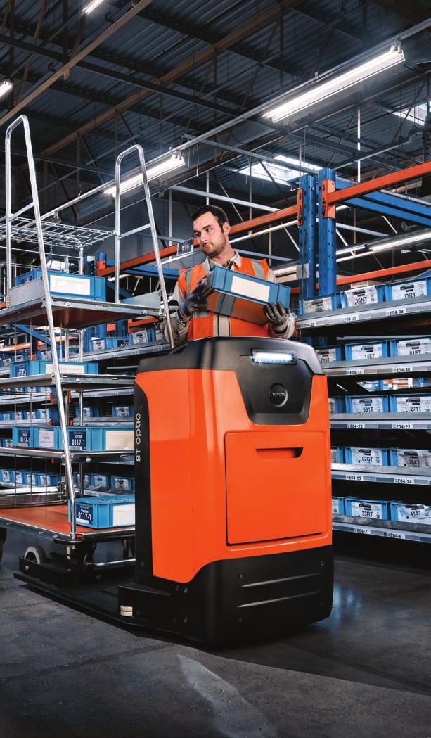 4 TOYOTA MATERIAL HANDLING KIS MAGASSÁGÚ KOMISSIÓZÓ TARGONCÁK 5 TOYOTA BT OPTIO N SOROZAT BT Optio N sorozat könnyű és kompakt, jól