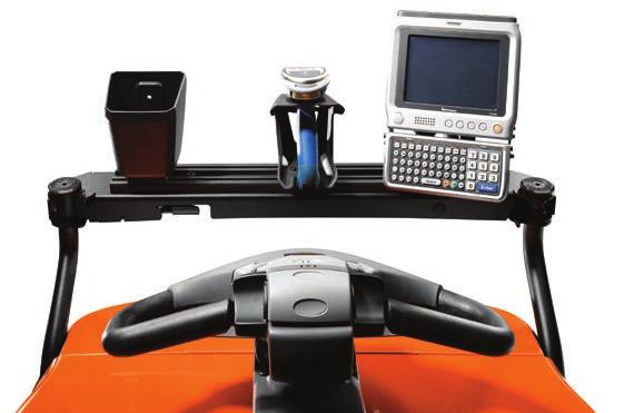 emelhető kezelőállással szerelnek alapfelszerelés opció BT Optio OSE250 A targonca jellemzői Állítható villatávolság Automatikus magasságállítás Automatikus rögzítőfék Tandem kivitelű villakerekek BT