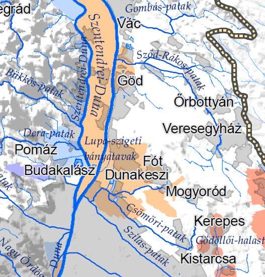 A vízkivétel védőterülete nem érinti a tervezési területet.