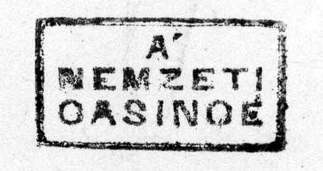 kép A Nemzeti Casino exlibrise Sokszor többféle pecsétet is tettek egy műbe, és előfordul, hogy minden fejezet végén található egy pecsét. 66 2 4.