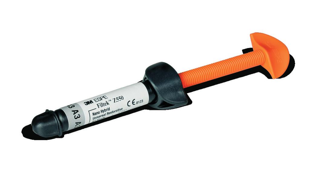 3M TM Filtek TM Z550 Filtek Z550 Nanohibrid univerzális tömőanyag egy minden célra felhasználható nanohibrid kompozit.