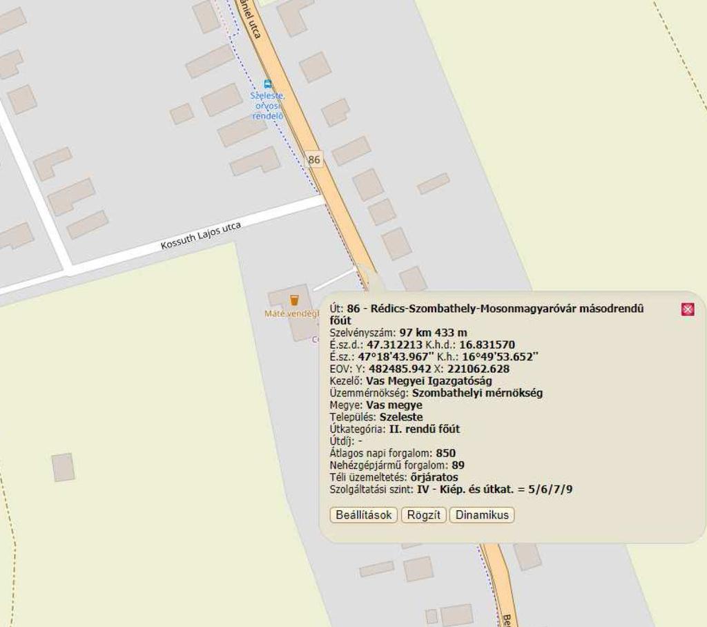A 86. Rédics-Szombathely-Mosonmagyaróvár országos másodrendű főút belterületi szakasza mentén a 244/1 hrsz ingatlanon kerül új zöldterület kialakításra a 2017-ben elkészült 1956-os forradalom