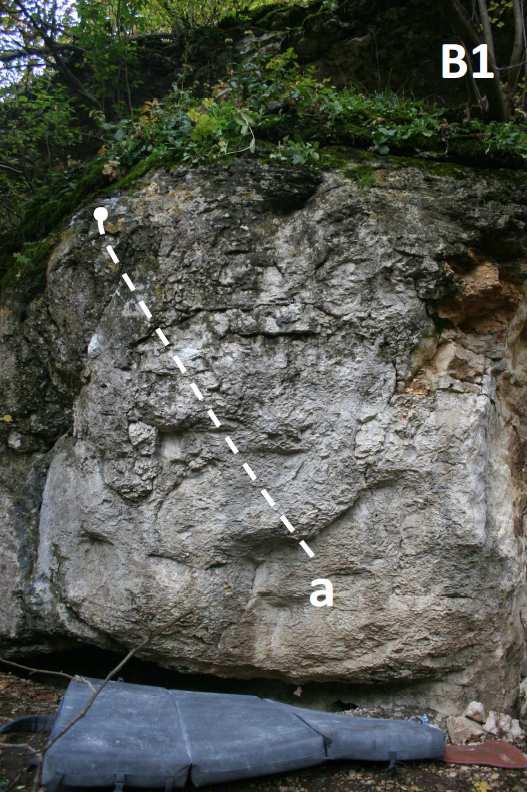 Ördög-árok boulder kalauz frissítve: 2011/01/14 3 B1 a)