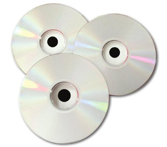 CD-k és DVD-k rögzítése marketing anyagokhoz Vastagság 3,2 mm Tekercsben kiszerelt Szín db /tekercs