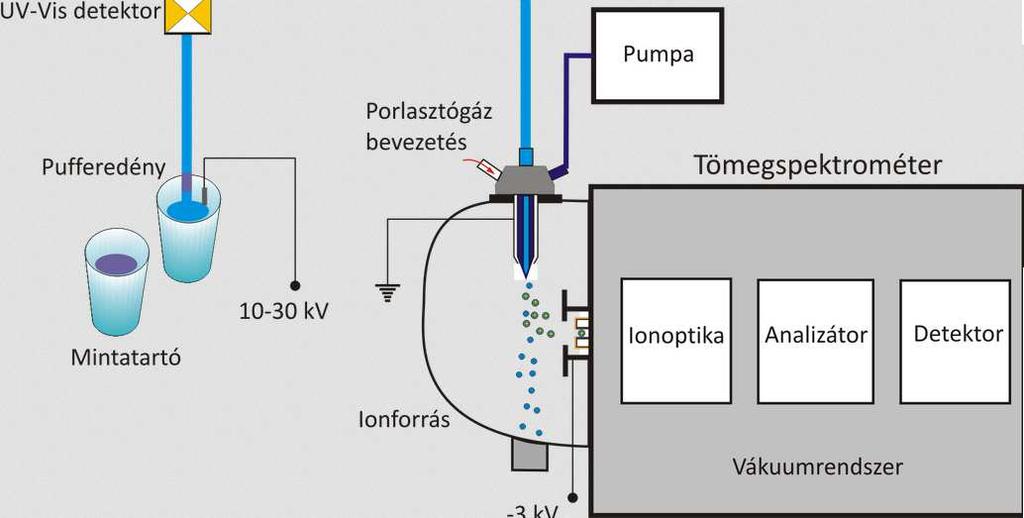 Kapilláris elektroforézis Atmoszférikus