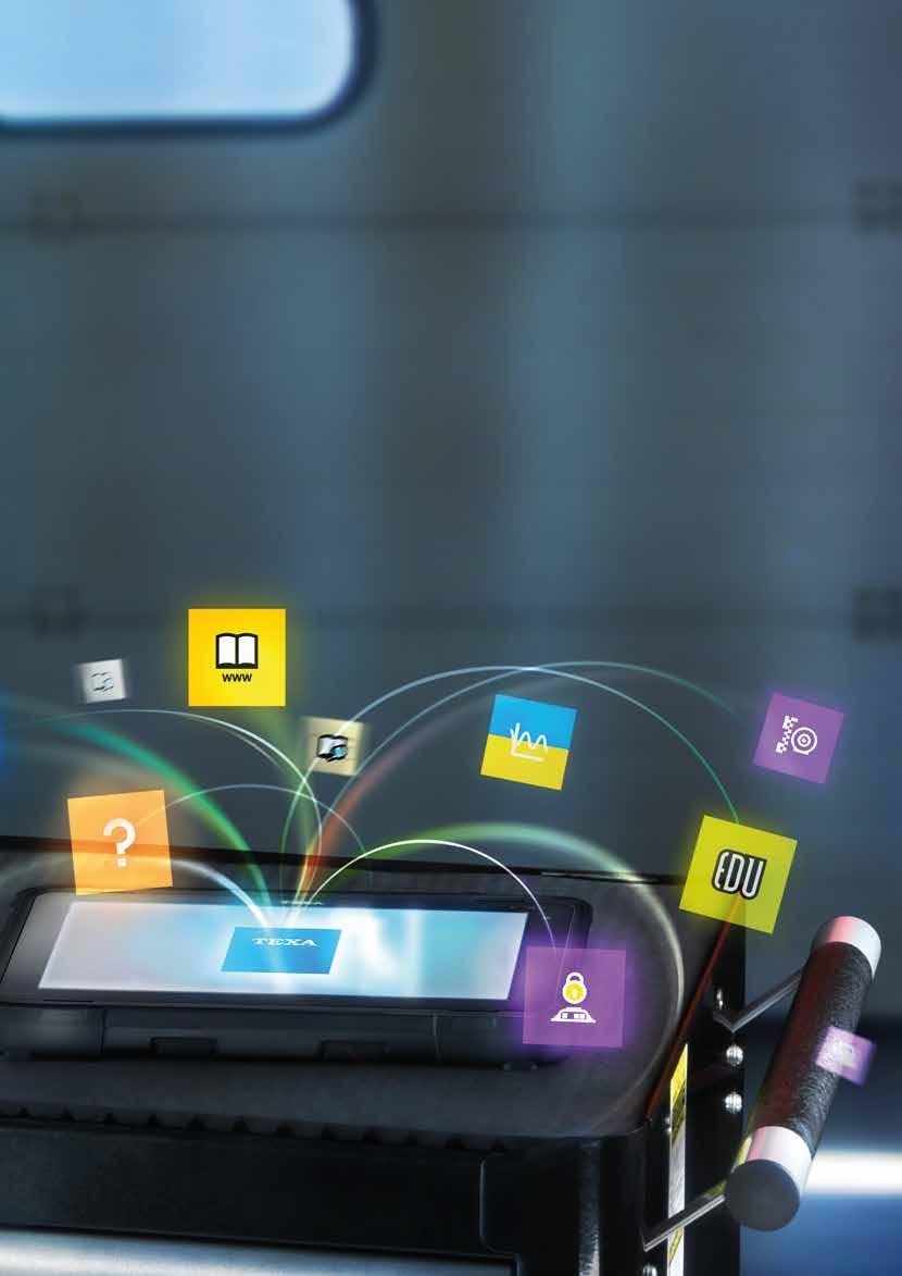 Adatbázisok: mindenki egyért, egy mindenkiért A TEXA APP virtuális áruház PARTNER APP részlegével tovább bővítheti műszere diagnosztikai képességeit, így közvetlen hozzáférést létesíthet napjaink