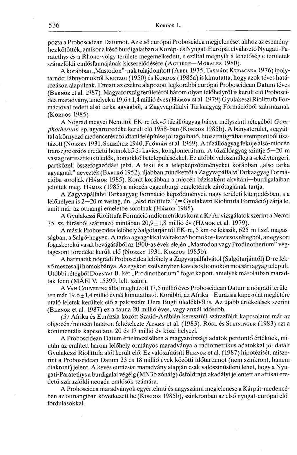 pozta a Proboscidean Dátumot.