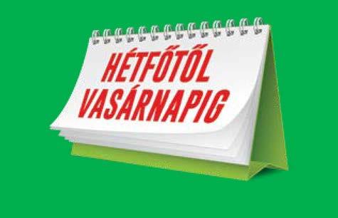 Ajánlatunk a párhuzamosan futó akciókra nem érvényes!