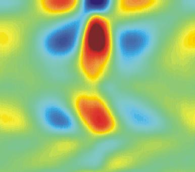 I calculated current source density map averaged to up-states (fig. 40). Sink refers to depolarization, source to hyperpolarization.