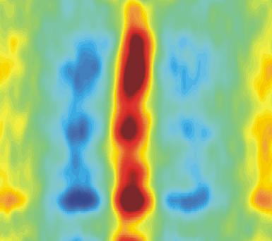 a supposedly return sink on the surface. 2 10 4 6 5 8 10 0 12 14-5 16 18-10 -600-400 -200 0 200 400 600 Fig. 40. Current-source density map averaged to up-states. Red: sink, blue: source.