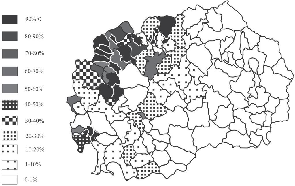hasonlításakor, hogy a horvátországi szerbek klasszikus (háború elõtti) területi elhelyezkedésében egyfajta súlypont-áthelyezõdés figyelhetõ meg Ez annak köszönhetõ, hogy a krajinai szerbség területe