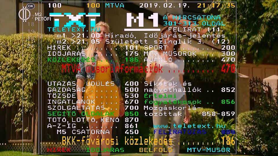 Alapfunkciók Alapfunkciók Teletext Hangsáv kiválasztása Csatorna nyelv módosítása Teletext menü Hangsáv kiválasztásához kövesse az alábbi lépéseket: 1.