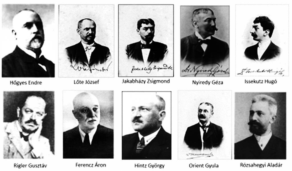 1919 között  FJTE Orvosi Karáról 1872 1919