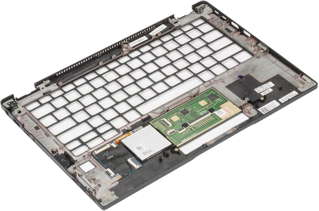 c d e f g h i j k l SSD-modul WLAN-kártya WWAN-kártya Hűtőborda-szerkezet Hangszóró LED-panel Kijelzőszerkezet Alaplap Billentyűzet Érintőpanel gombjai A fenti lépések elvégzését követően fennmaradó