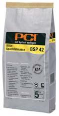 KITÖLTÉS/SIMÍTÁS PCI STL 39 állékony, könnyû padlókiegyenlítô Padlók textil és rugalmas burkolatokkal valamint ragasztott parkettával vagy laminált padlóval való burkolása elôtti kiegyenlítésére és