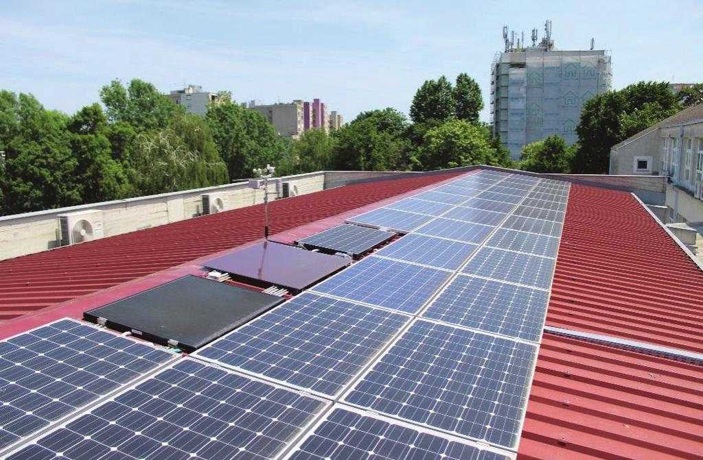 9.2. Ábra: A megújuló energetikai labor kültéri része. Forrás: A szerzők fotója 9.1.