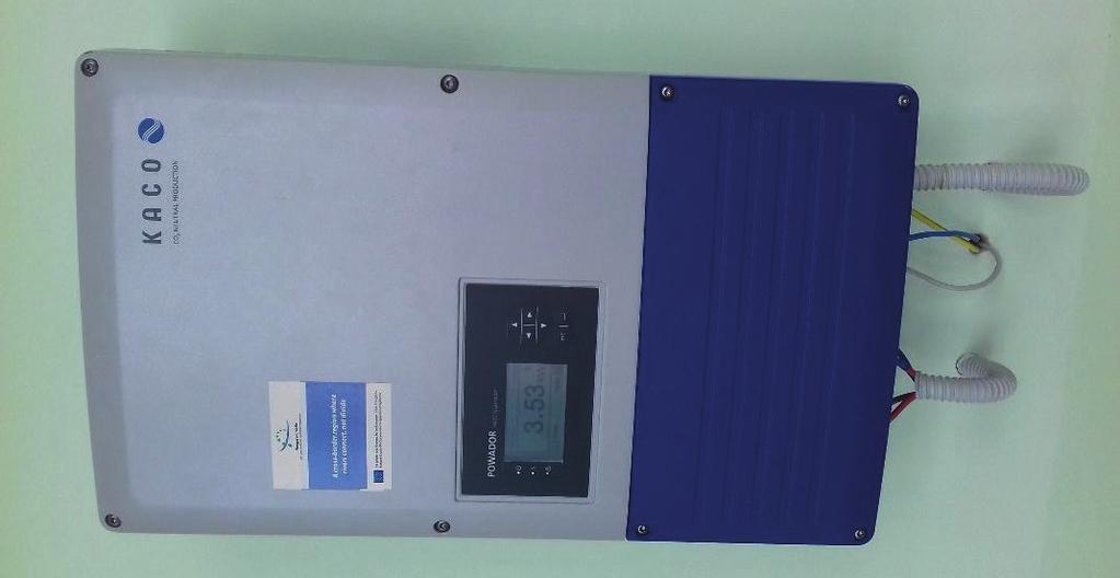 9.1.1.2 Az ETFOS1 10 kwp-os fotovoltaikus rendszer adatgyűjtő rendszere A 10 kwp beépített kapacitású ETFOS1 fotovoltaikus rendszer 2 fotovoltaikus húrból áll.