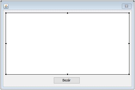 Listázás 1. Panel létrehozása: New\Swing\JDialog Neve: EmpList A Generate JDialog with OK and Cancel buttons opciót kapcsoljuk ki! 2.