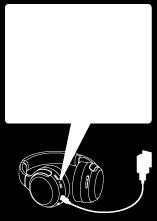 A headset alaphelyzetbe állítása Ha a headset nem kapcsolható be, vagy nem működtethető annak ellenére, hogy be van kapcsolva, töltés közben nyomja meg egyszerre a és az CUSTOM gombot.
