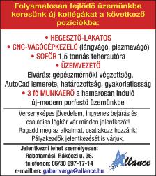 Kovács Tibor Csorna 06-30/9361-380 Kapuvári JAM étterem 1 fő felszolgáló kollégát keres kiemelt bérezéssel.