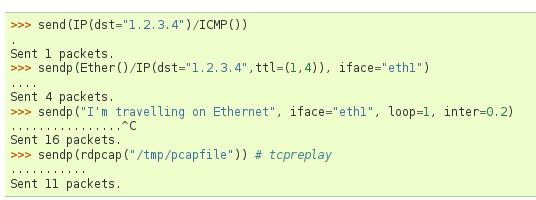 Scapy python-based