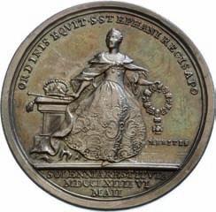 Ezüstérem /Silbermedaille/ (Ag) 1789 Belgrád visszavételére /auf die Einnahme von Belgrad/ Ignaz Donner mûve Wien Av: IOSEPHVS II AVGVSTVS babérkoszorús fej jobbra,
