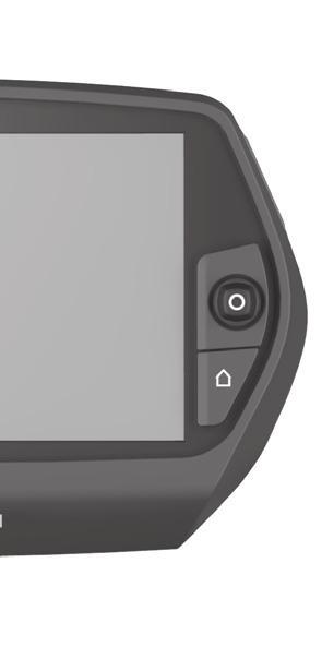 Ha a fedélzeti computert a tartójából kiveszi, akkor a kerékpárlámpák megjelenítési helyén a fedélzeti computer Nyon akkujának a töltési állapota jelenik meg.
