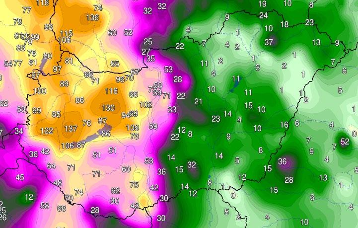 A hónap figyelemre méltó konvektív jelensége egy önfenntartó rendszer volt, amely július 23-án Tokaj térségében egy jelentéktelennek tűnő kis zivatarból alakult ki.
