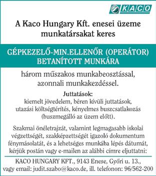 Győri élelmiszeripari cég ÁRUTERÍTŐ GÉPKOCSIVEZETŐT B, C JOGOSÍTVÁNNYAL TOVÁBBÁ GÉPKOCSIKÍSÉRŐT AZONNALI KEZDÉSSEL FELVESZ.